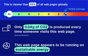 image test emission carbone par le web site carbon pour le site web de site web france