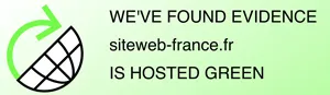 Image test hebergement par la green web fondation pour le site web de site web france